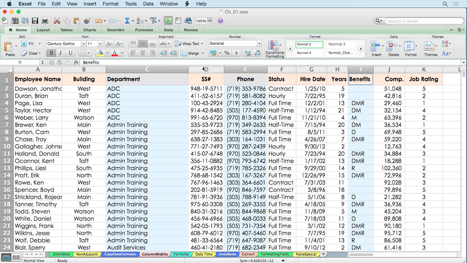 use variables in excel for mac 2011